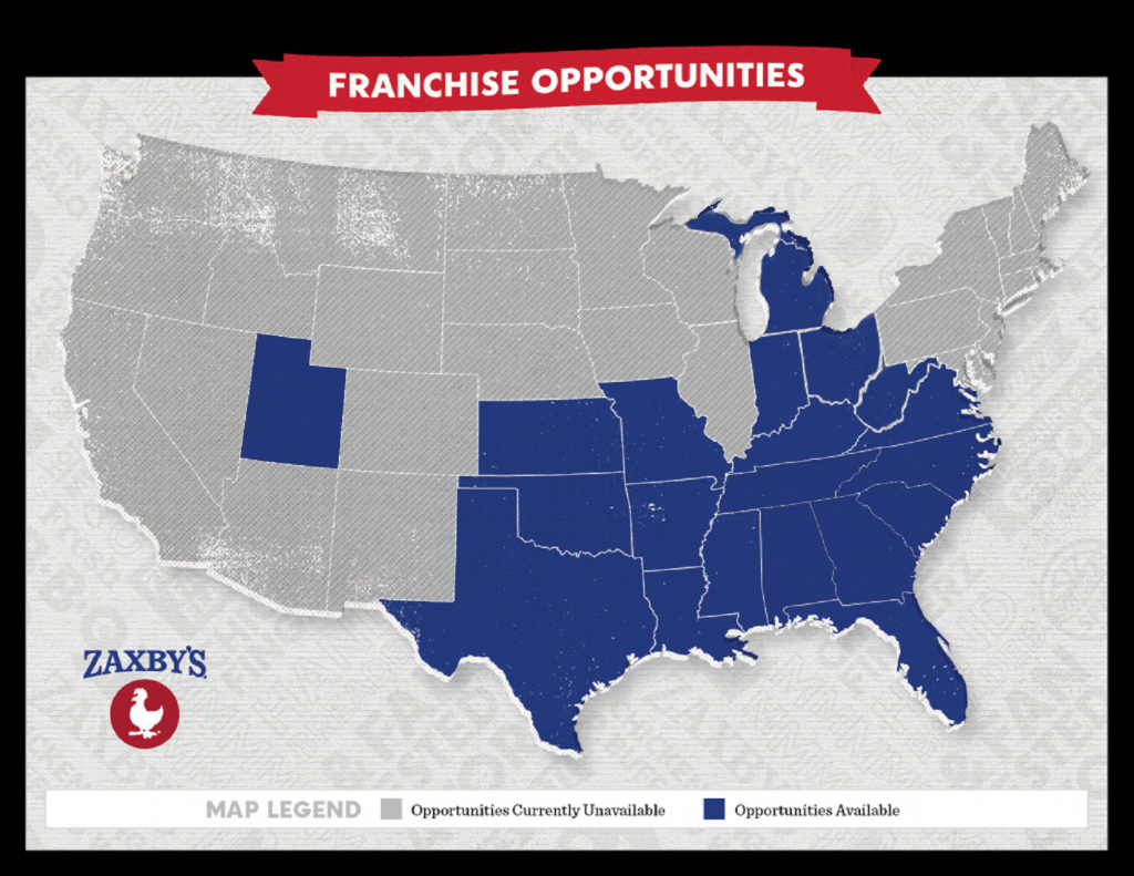 Market Availability – ZAXBY'S FRANCHISING